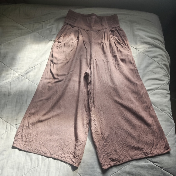 ARITZIA Sullivan Pants Nutmeg Culottes High Rise XXS Azure Skies - Picture 2 of 8